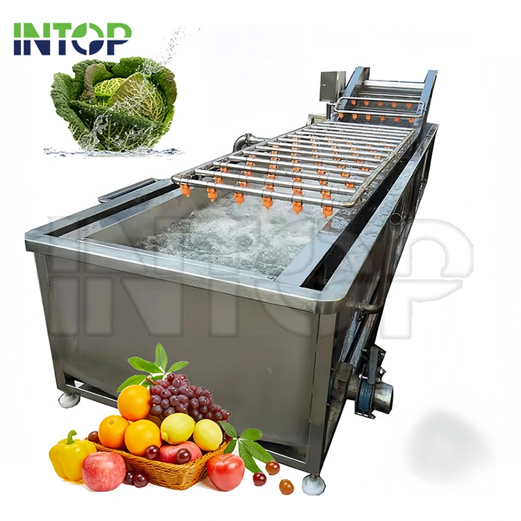 Máquina de lavar bolhas de frutas e vegetais