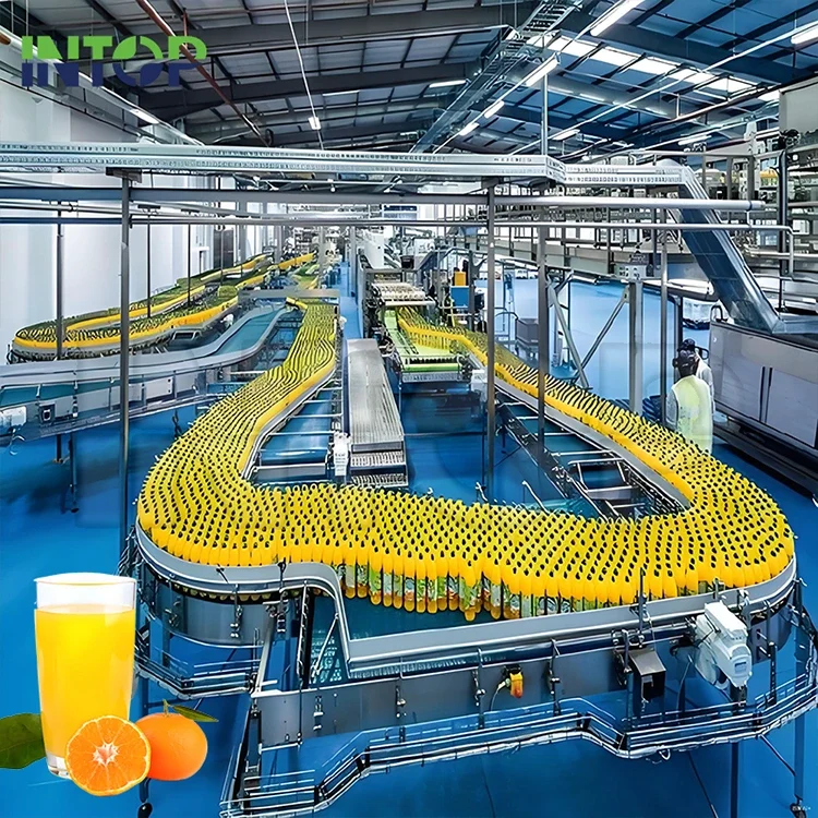 Linha de produção de suco de laranja