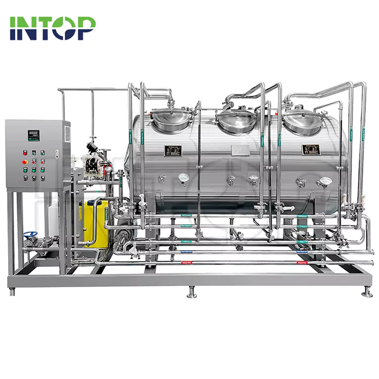 Sistema de limpeza CIP semiautomático